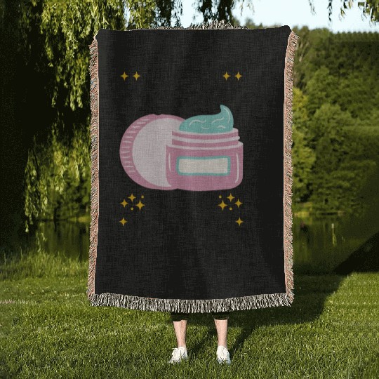 Esthetician Skincare Beauty Dermantologist Skin Woven Blankets