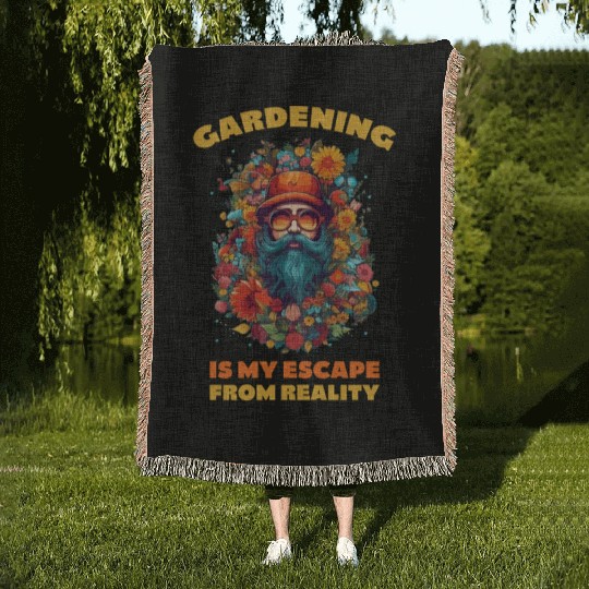 Gardening Garden-plants Landscape-Gardener sayings Woven Blankets