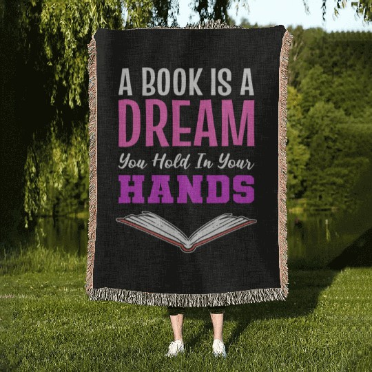 Book is Dream Educator And Teacher Gift Woven Blankets