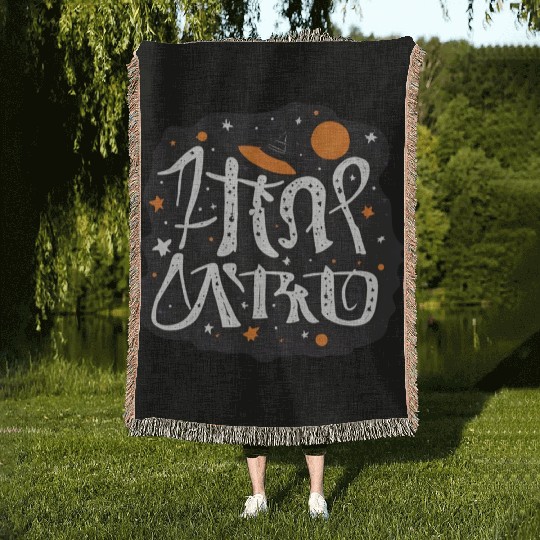 Astro Halloween Woven Blankets