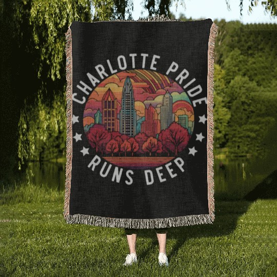 Charlotte North Carolina USA America United States Woven Blankets