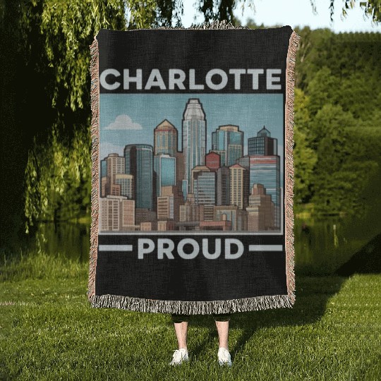 Charlotte North Carolina USA America United States Woven Blankets