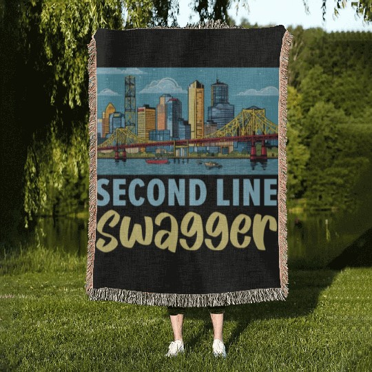 New Orleans Louisiana USA America United States Woven Blankets