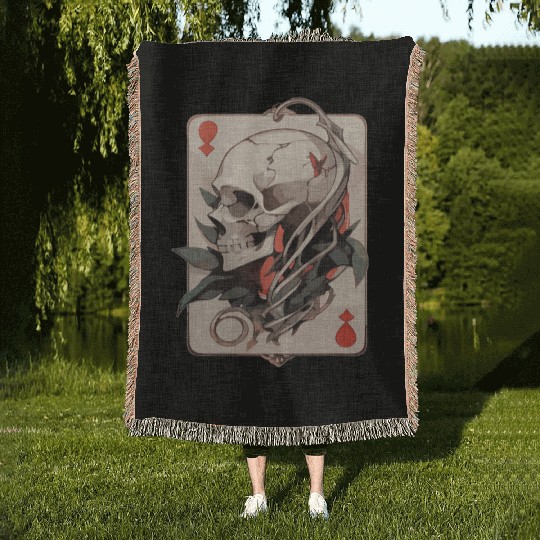 Poker Poker Player Casino Card Card Game Poker Woven Blankets
