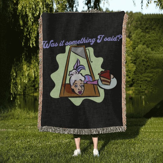 Marie Antoinette Bastille Day Cake Woven Blankets