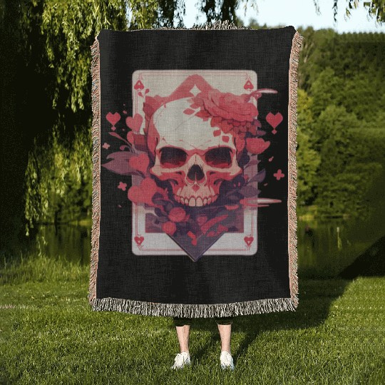 Poker Poker Player Casino Card Card Game Poker Woven Blankets