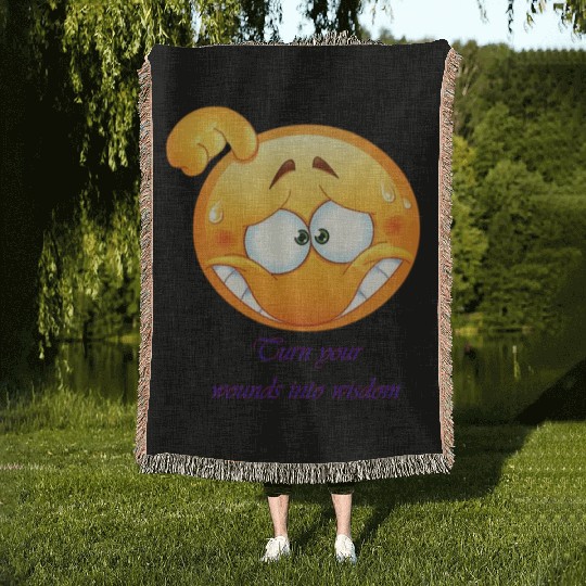 wednesday copy Woven Blankets