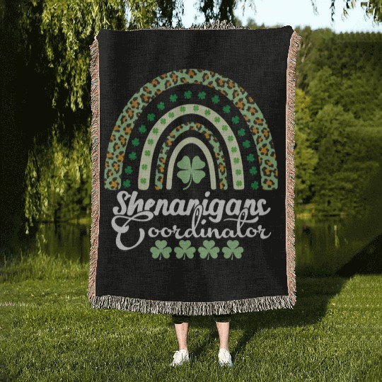 Shenanigans Coordinator Teacher Rainbow Woven Blankets