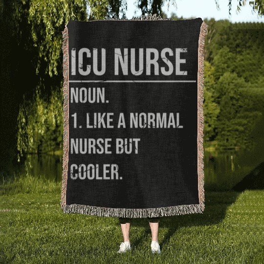 Registered Nurse RN Medical Hospital Healthcare Woven Blankets