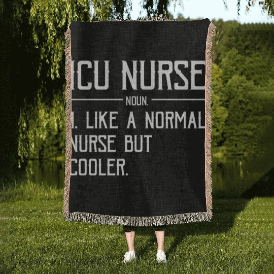 Registered Nurse RN Medical Hospital Healthcare Woven Blankets