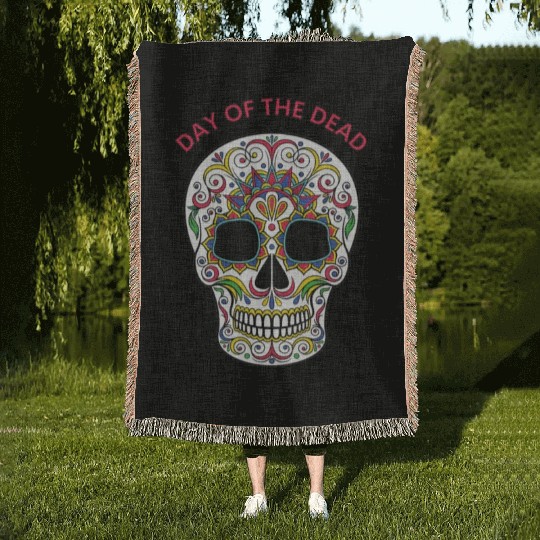 Day of the Dead Woven Blankets