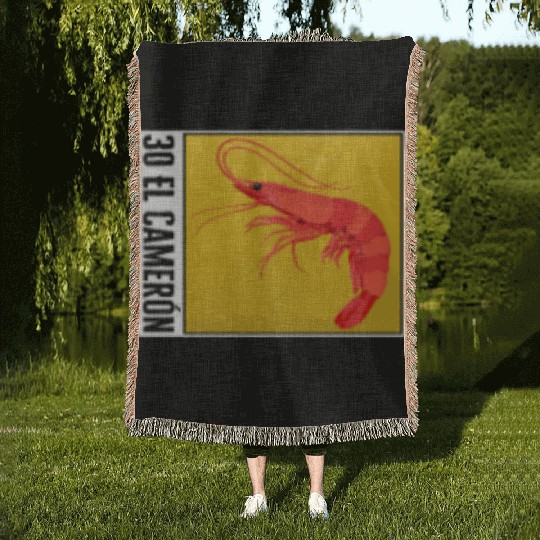 Lottery Woven Blankets, El Camaron Woven Blankets, Gift For Lottery