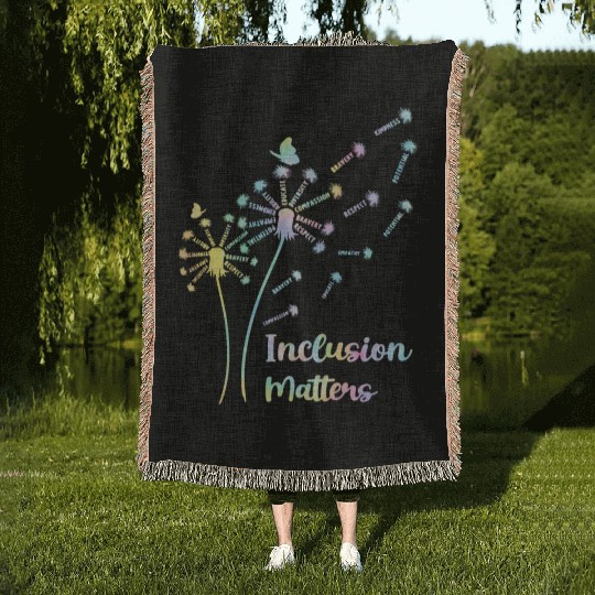 Inclusion Matters Special Education Sped Teacher Woven Blankets