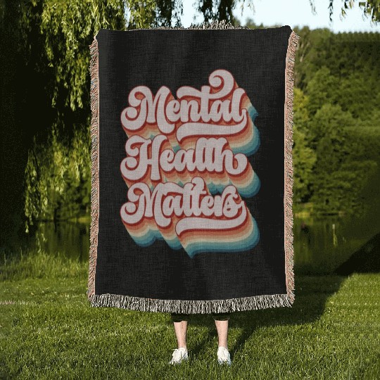Mental Health Matters Woven Blankets