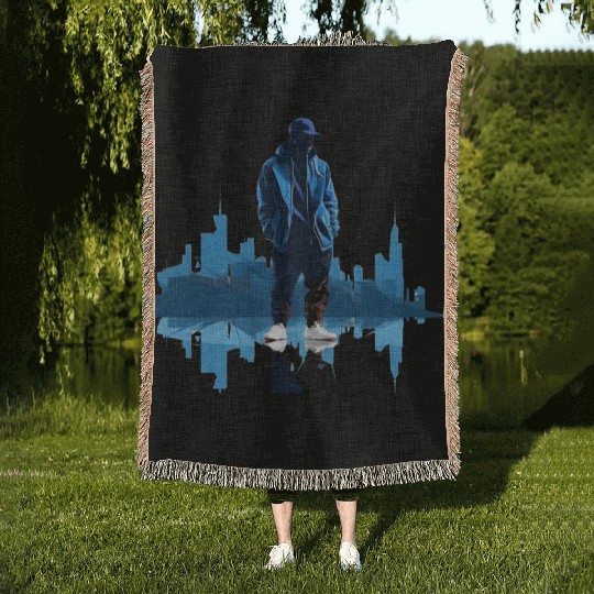 Hip-Hop Harmony - abstract Cultural Rap Woven Blankets