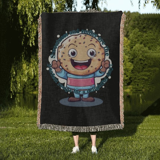 Sweetness And Smiles Woven Blankets