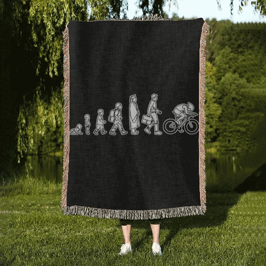 Cycling Evolution Woven Blankets