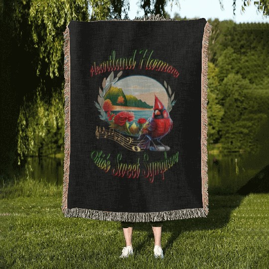 Heartland Harmony: Ohio's Sweet Symphony Woven Blankets