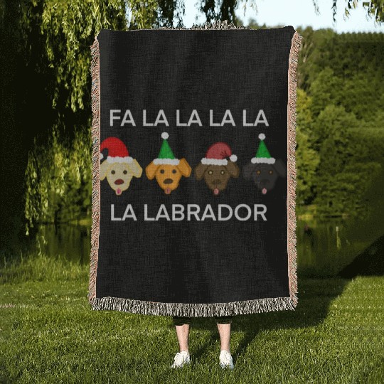 Fa La La La La Woven Blankets