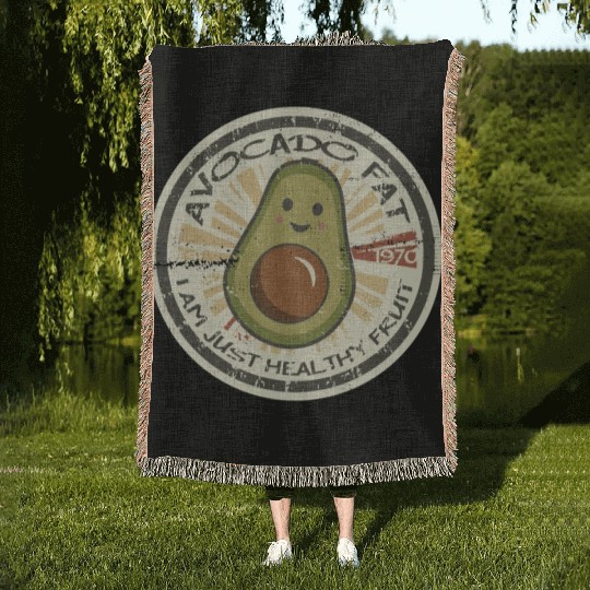 Avocado Fat Woven Blankets