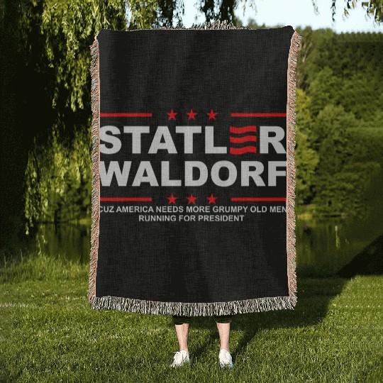 Statler and Waldorf Woven Blankets