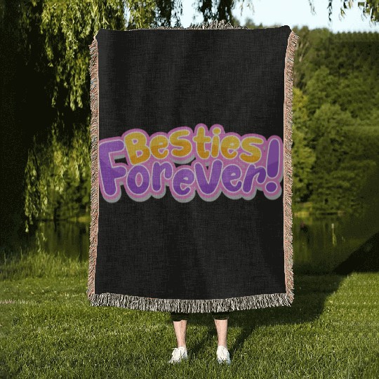 Besties Forever Woven Blankets