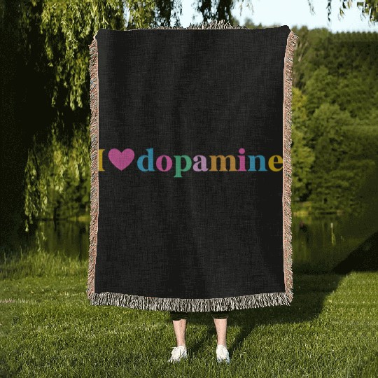 I Love Dopamine Adhd Awareness Adhd Warrior Adhd S Woven Blankets
