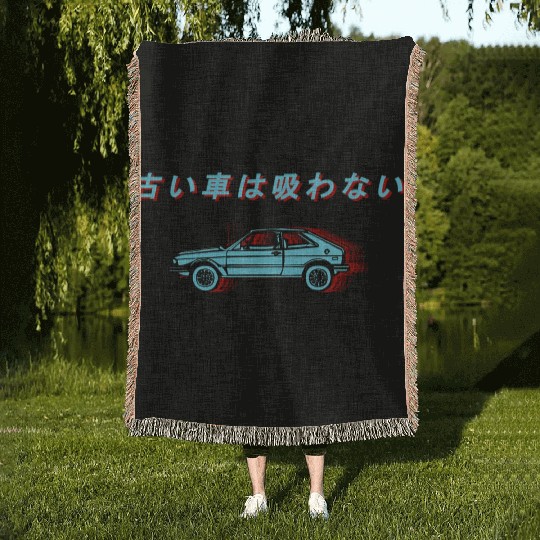 Japanese Car Woven Blankets