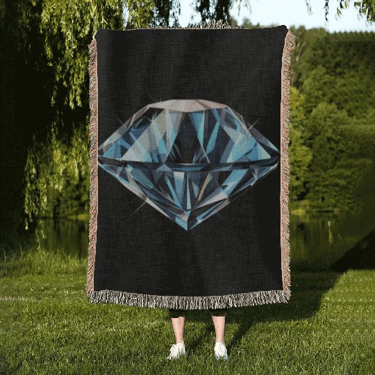 Lapidary Artist Gemstone Stone Collecting Stone Woven Blankets