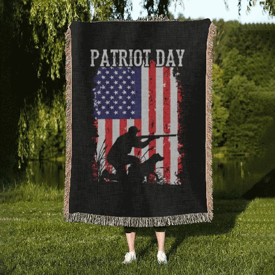 Patriot Day Woven Blankets