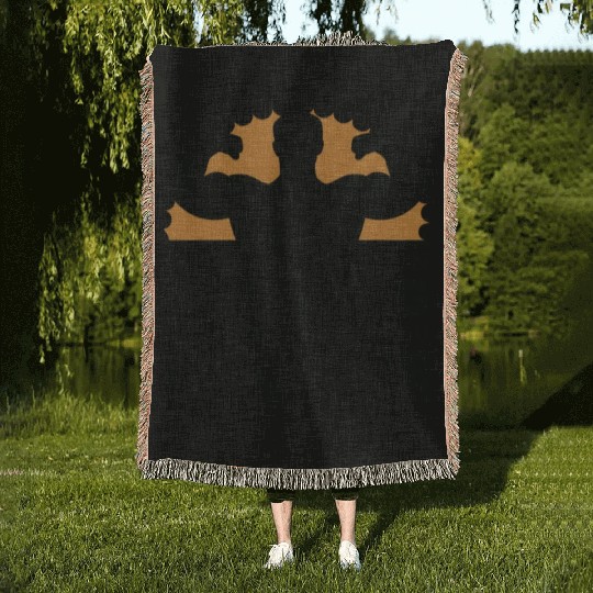 Muscle Motto Woven Blankets