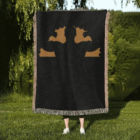 Muscle Motto Woven Blankets