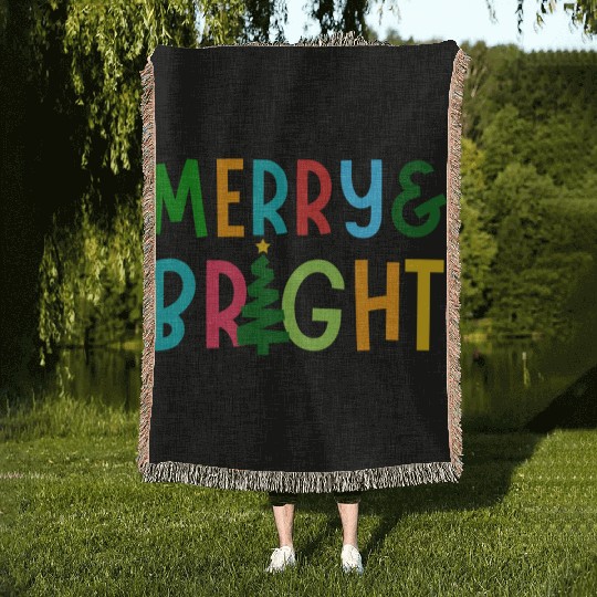 Merry and Bright Woven Blankets