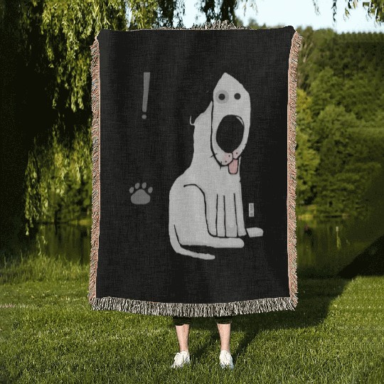 Big Dog Mom Woven Blankets
