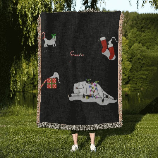Holidays are Exhausting. Merry Christmas! Woven Blankets