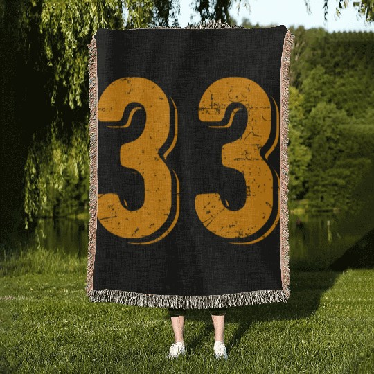 33 Number Vintage Hey Arnold Woven Blankets