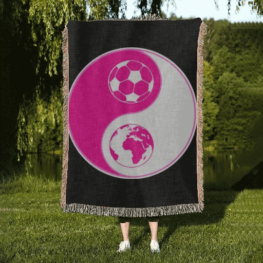 soulofsoccer joyful Woven Blankets