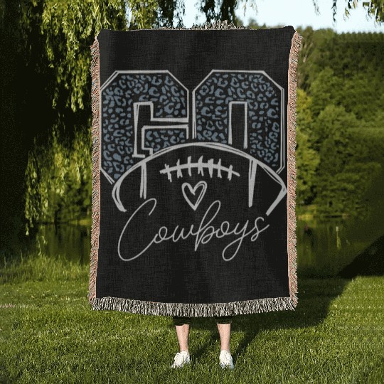 Football Go Dallas Texas Woven Blankets For Fan Of Football