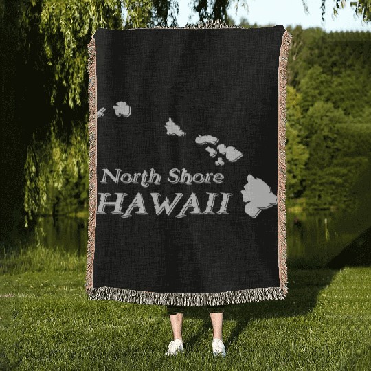 North Shore Hawaii Islands Souvenirs Gifts Woven Blankets