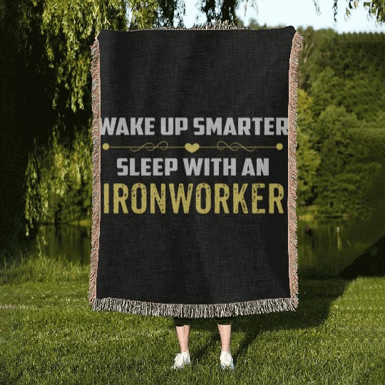 Wake Up Smarter Sleep With An IRONWORKER Woven Blankets