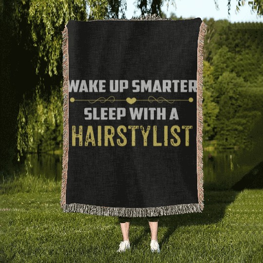 Wake Up Smarter Sleep With A HAIRSTYLIST Woven Blankets