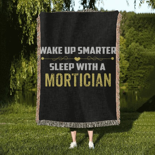 Wake Up Smarter Sleep With A MORTICIAN Woven Blankets