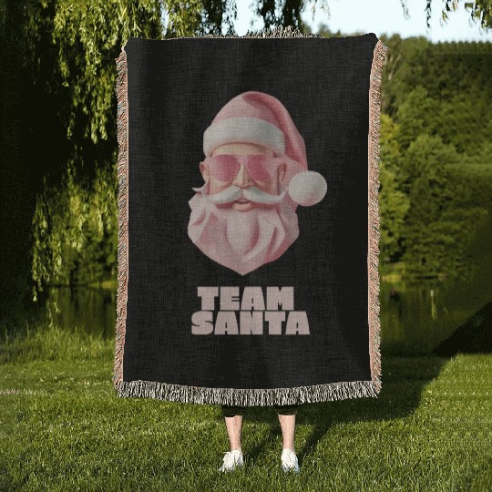 Team Santa Woven Blankets
