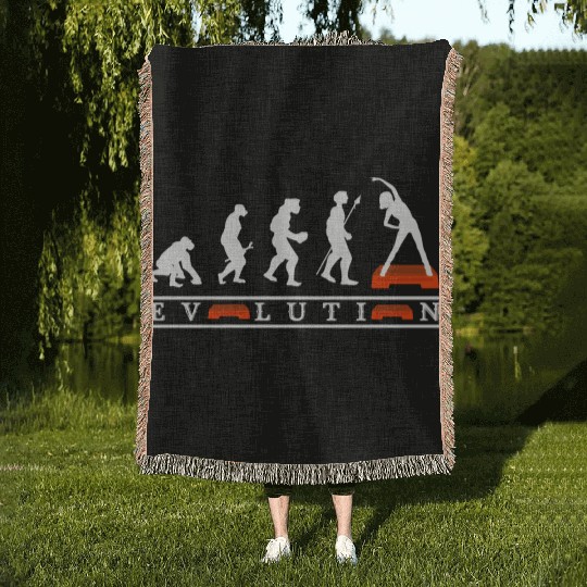 Evolution Of Aerobics With The Hu Evolution Step Woven Blankets