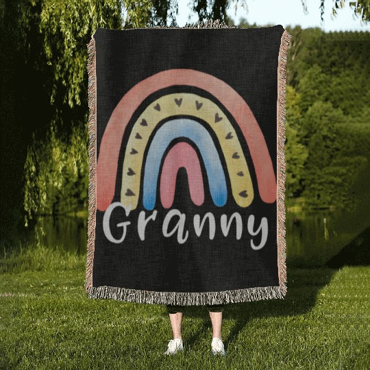 Granny Rainbow Grandma Grand Woven Blankets