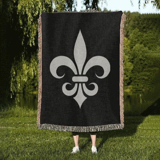 French Lily Simple Woven Blankets