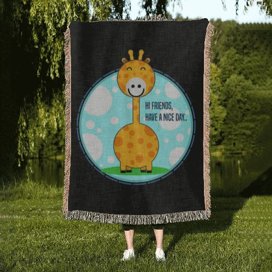 The Fat Giraffe Woven Blankets