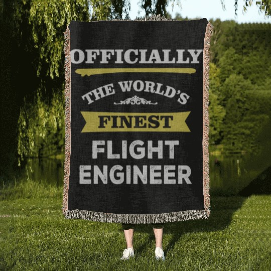 The World's Finest Flight Engineer Woven Blankets