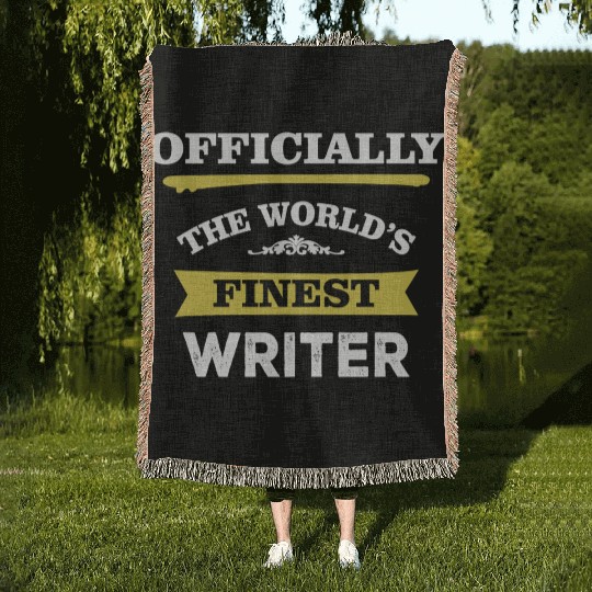 The World's Finest Writer Woven Blankets