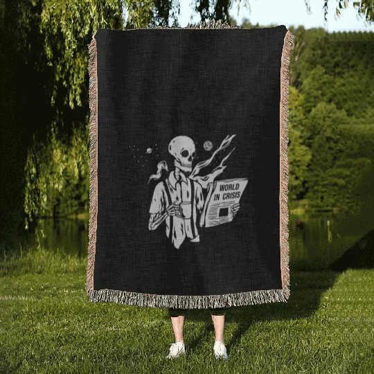 war news covid news ukraine iran Russia Ukraine Woven Blankets